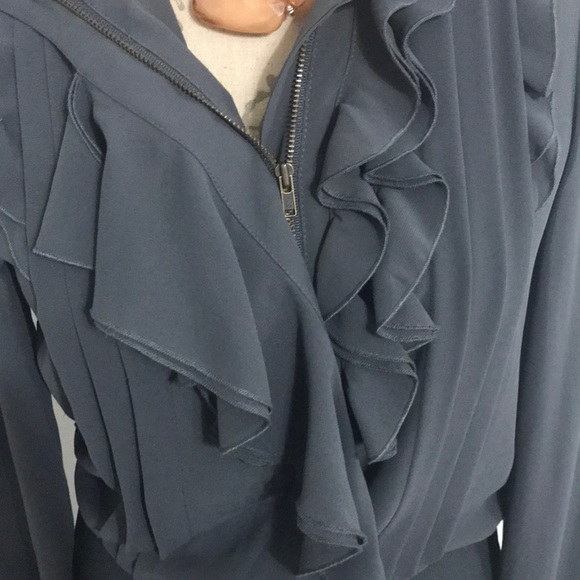 Express Sheer Ruffle Jacket - Picture 5 of 7